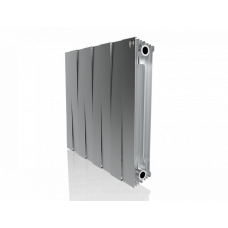 Биметаллический радиатор Royal Thermo Pianoforte 500 VD 8 секц. Silver Satin