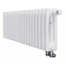 Стальной трубчатый радиатор 3-колончатый Zehnder Charleston Completto 3037/20/V001/RAL 9016