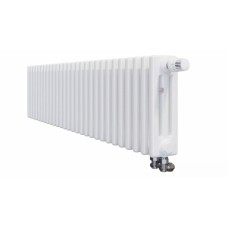 Стальной трубчатый радиатор 3-колончатый Zehnder Charleston Completto 3037/28/V001/RAL 9016