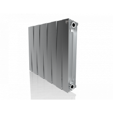 Биметаллический радиатор Royal Thermo Pianoforte 500 VD 10 секц. Silver Satin