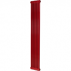 Стальной трубчатый радиатор 2-колончатый IRSAP TESI 21800/06 T30 cod.05 (красный) (RR218000605A430N01)