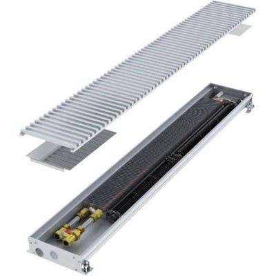 Внутрипольный конвектор длиной 1,1 м - 1,5 м Minib COIL-T50 1250