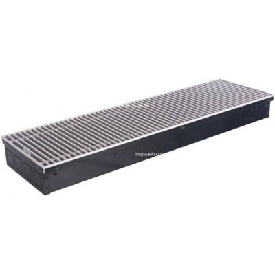 Конвектор внутрипольный STOUT - SCN 80x240x1800 мм (решетка роликовая, анодированный алюминий)