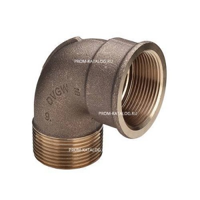 Отвод 90° Viega 3092 - 1"1/2 (НР/ВР, резьбовой, бронза без покрытия)