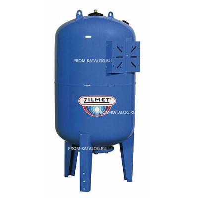Гидроаккумулятор вертикальный синий Zilmet ULTRA-PRO - 1000л. (PN10, мемб.бутил, фланец стальной)