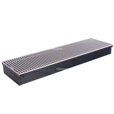 Конвектор внутрипольный STOUT - SCN 80x240x3000 мм (решетка роликовая, анодированный алюминий)