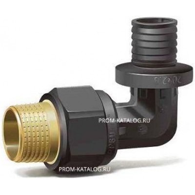 Переход на наружную резьбу угловой Varmega Slide-fit - 20 x 1/2" (для труб из сшитого полиэтилена)