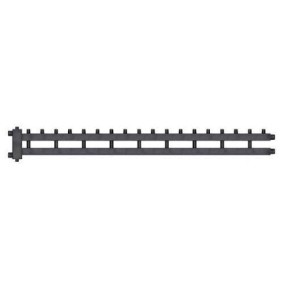 Коллектор с гидроразделителем WARME WKD.R.85 - 1"1/2 на 9 (1"НР) + 1 (1"1/2 НР) контур (до 85 кВт)