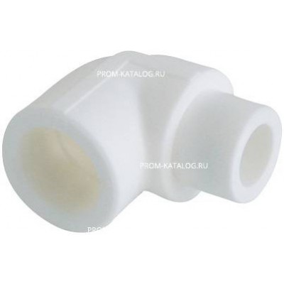 Отвод 90° KALDE - 25 (под пайку внутренняя/наружная для полипропиленовых труб, цвет белый)