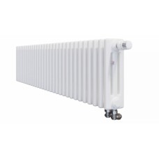 Стальной трубчатый радиатор 3-колончатый Zehnder Charleston Completto 3037/30/V001/RAL 9016