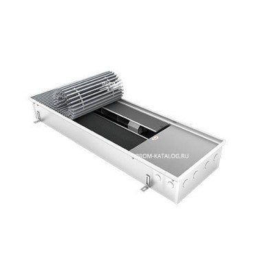 Конвектор внутрипольный Eva КBX - 125 x 303 x 2250 мм (принудит.конвекция, теплообменник под углом)