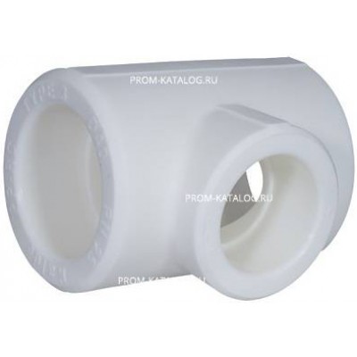 Тройник переходной KALDE - 40 x 25 x 40 (для полипропиленовых труб под пайку, цвет белый)