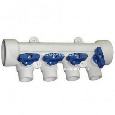 Коллектор Aquapipe PPRC 40-20 с отсекающими кранами 4 вых ., MP-У ИС.090941