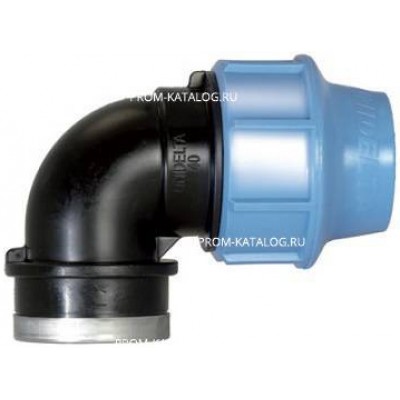 Переход на внутреннюю резьбу угловой UNIDELTA 1009 - 25 x 1/2" (винтовой, для труб ПНД)