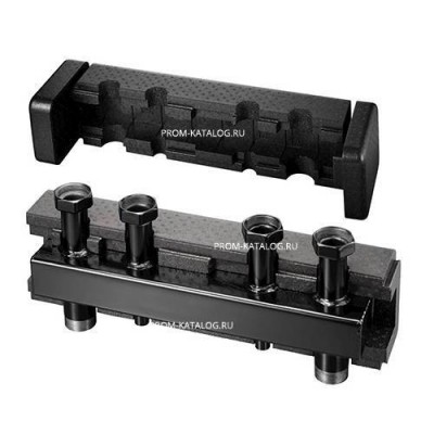Коллектор котловой для Oventrop Regumat Ду32 - 2"НГ на 3 контура 2"НР (с шар.краном перед насосом)