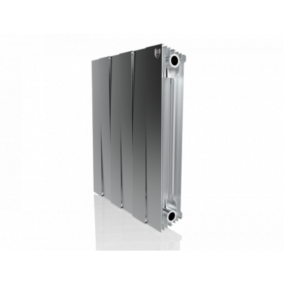Биметаллический радиатор Royal Thermo Pianoforte 500 VD 6 секц. Silver Satin