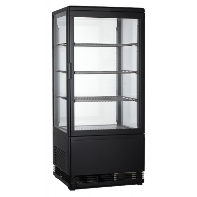 Витрина холодильная VIATTO VA-RT-78B черная
