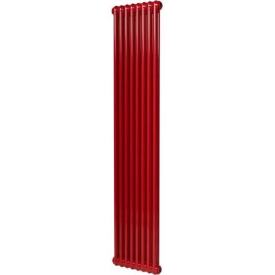 Стальной трубчатый радиатор 2-колончатый IRSAP TESI 21800/08 T30 cod.05 (красный) (RR218000805A430N01)