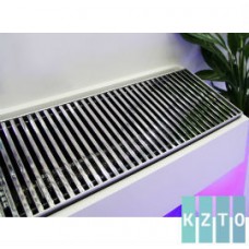 Внутрипольный конвектор длиной свыше 3,1 м КЗТО Бриз Нерж 260x120x4700 1то