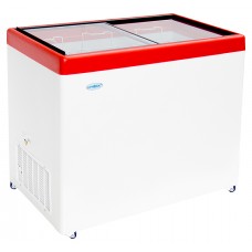 Ларь морозильный Снеж МЛП-350 (вентилятор, замок) красный