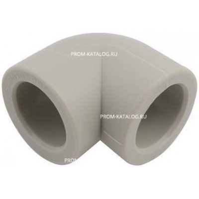 Отвод 90° FV-Plast - 40 (для полипропиленовых труб под пайку, цвет серый)