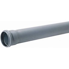 Труба для внутренней канализации СИНИКОН Standart - D110x2.7 мм, длина 2000 мм (цвет серый)