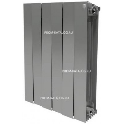 Биметаллический радиатор Royal Thermo Piano Forte 500 Silver Satin 12 секц.