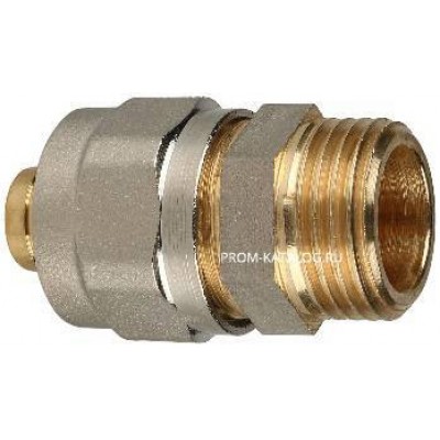 Переход на наружную резьбу STOUT - 16 x 1/2" (винтовой, для металлопластиковых труб)