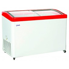 Ларь морозильный Снеж МЛГ-250 (вентилятор) красный