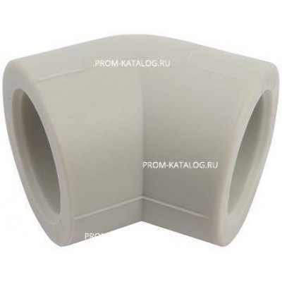 Отвод 45° FV-Plast - 32 (для полипропиленовых труб под пайку, цвет серый)