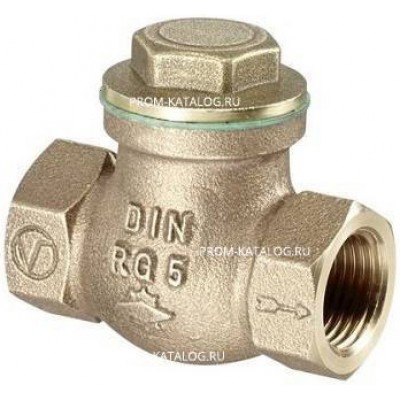 Клапан обратный Oventrop - 1" (ВР/ВР, PN16, Tmax 80°C, металлическое уплотнение)