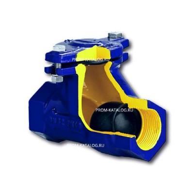 Клапан обратный шаровой Zetkama 401D - 1"1/2 (ВР/ВР, PN16, Tmax 70°C, исполнение №55)