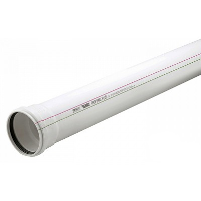 Труба для внутренней канализации REHAU RAUPIANO PLUS - D110x2.7 мм, длина 150 мм (цвет белый)