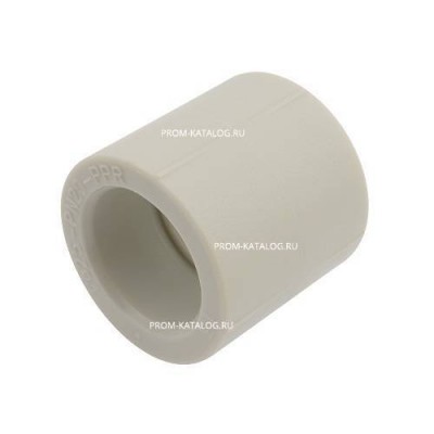 Муфта FV-Plast - 110 (для полипропиленовых труб под пайку, цвет серый)