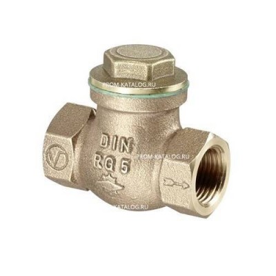 Клапан обратный Oventrop - 3/4" (ВР/ВР, PN16, Tmax 80°C, металлическое уплотнение)