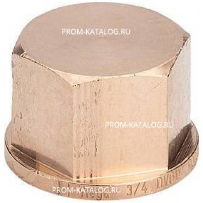 Заглушка Viega 3301 - 3/4" (бронза без покрытия)