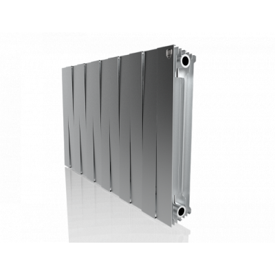 Биметаллический радиатор Royal Thermo Pianoforte 500 VD 12 секц. Silver Satin