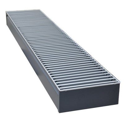 Внутрипольный конвектор длиной 2,1 м - 3 м КЗТО Бриз 260x120x2800