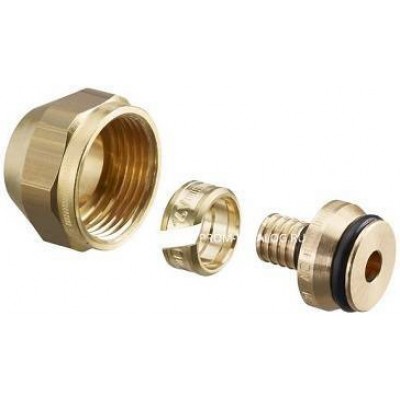 Соединение резьбозажимное Oventrop Cofit S - 16x2.0 x 3/4"ЕК (для металлопласт.труб, цвет латунь)