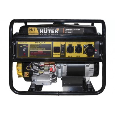 Бензиновый электрогенератор Huter DY8.0LX
