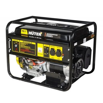 Бензиновый электрогенератор Huter DY6500LX