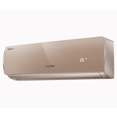 Инверторный кондиционер золотистого цвета Ecoclima EC/I-09QC/ECW/I-09QCB