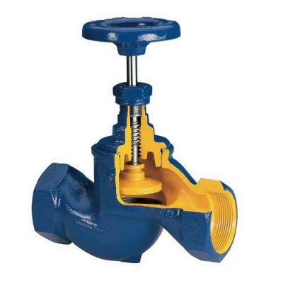 Клапан запорный BROEN V201 - 11/4 (ВР/ВР, PN16, Tmax-200°C, чугун, графитовое уплотнение)