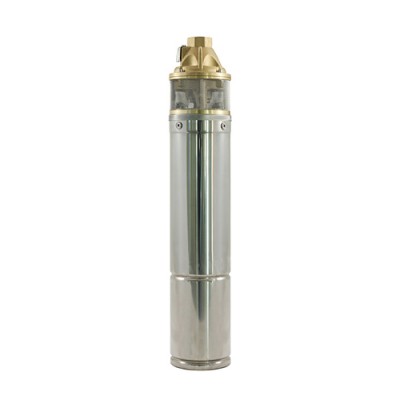 Насос скважинный UNIPUMP 4SKM 100 - 0,75 кВт (однофазный, Hmax 58 м, Qmax 46 л/мин, кабель 20 м)