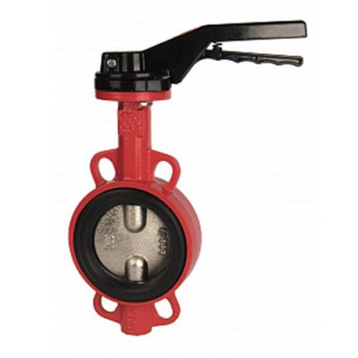 Затвор дисковый поворотный RUSHWORK 201 - Ду200 (PN16, Tmax 110°C, ручка-рычаг)