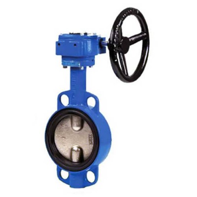 Затвор дисковый поворотный GENEBRE 2109 - Ду300 (PN16, Tmax 120°C, с редуктором)