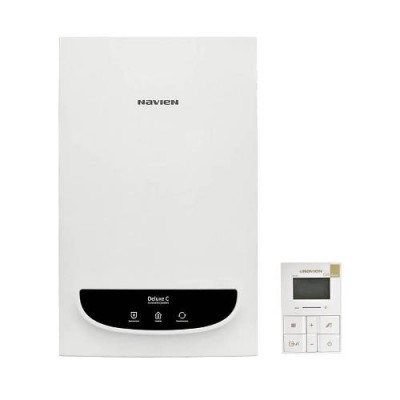 Котел газовый настенный Navien Deluxe Comfort - 35 кВт (двухконтурный, закрытая камера)