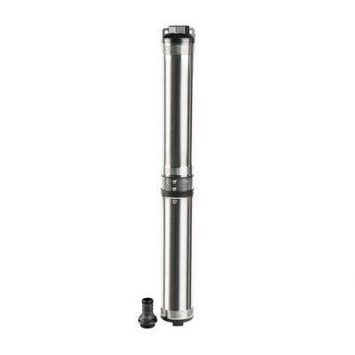Насос скважинный UNIPUMP ECO MIDI 4 - 1,1 кВт (однофазный, Hmax 113 м, Qmax 50 л/мин, кабель 2 м)