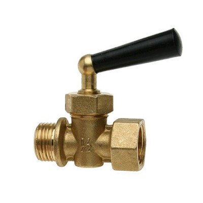 Кран запорный для манометра WATTS RM - 1/2 (НР/ВР, PN16, Tmin -10°C, Tmax 50°C)