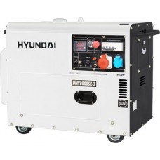 Электростанция дизельная с воздушным охлаждением HYUNDAI DHY 8000SE-3 в кожухе [DHY 8000SE-3]
